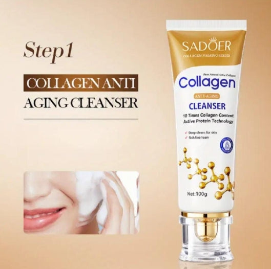 Sadoer Collagen Anti-Aging Skincare Set, Facial Treatment Kit