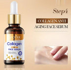 Sadoer Collagen Anti-Aging Skincare Set, Facial Treatment Kit