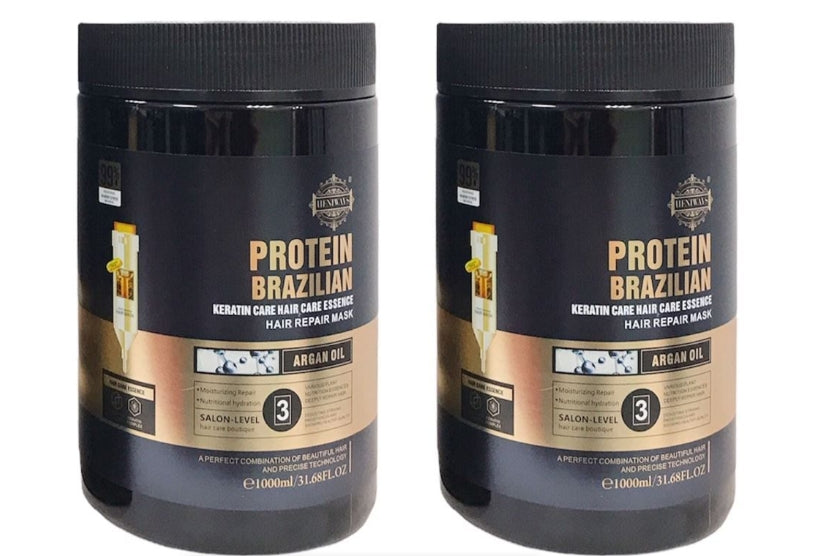 Keratin Brazilian Protein Creamy Hair Mask ( 2 x 1000ml)