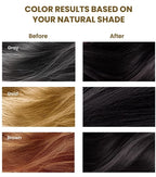 Black Hair Dye Shampoo, Semi-Permanent Hair Color,Instant Hair Dye Black
