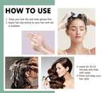 Black Hair Dye Shampoo, Semi-Permanent Hair Color,Instant Hair Dye Black