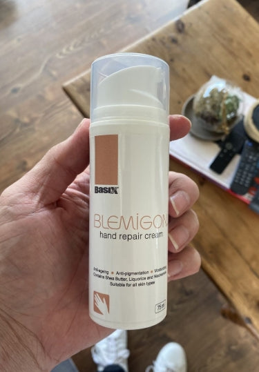 Basix Blemigon Hand Repair Cream 75ml - Dry Cracked Hands, Age & Sun Spots