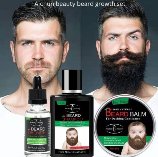 Aichun Beauty Beard Care Products and Derma Roller