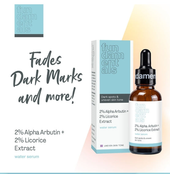 Fundamentals Skincare 2% Alpha Arbutin + 2% Licorice Extract Serum