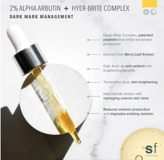 SKIN functional 2% Alpha Arbutin + HyperBrite Pigmentation, Acne, Niacinamide