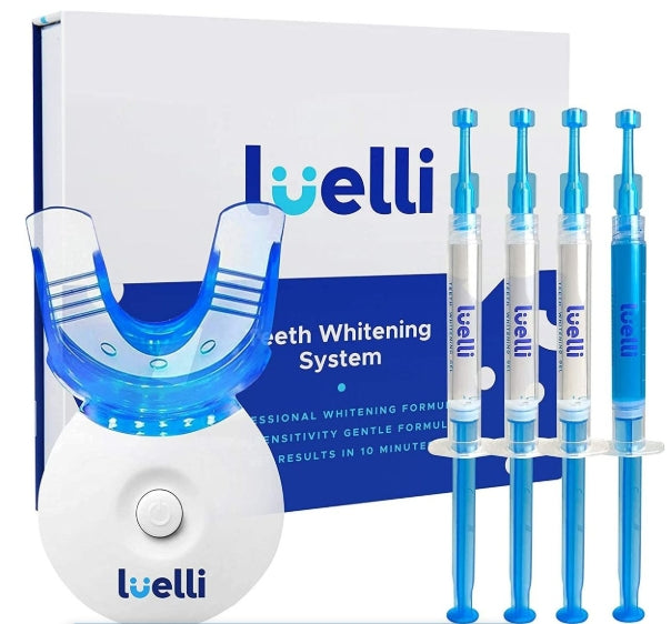 LUELLI Teeth Whitening Kit with LED Light, Home Dental Products