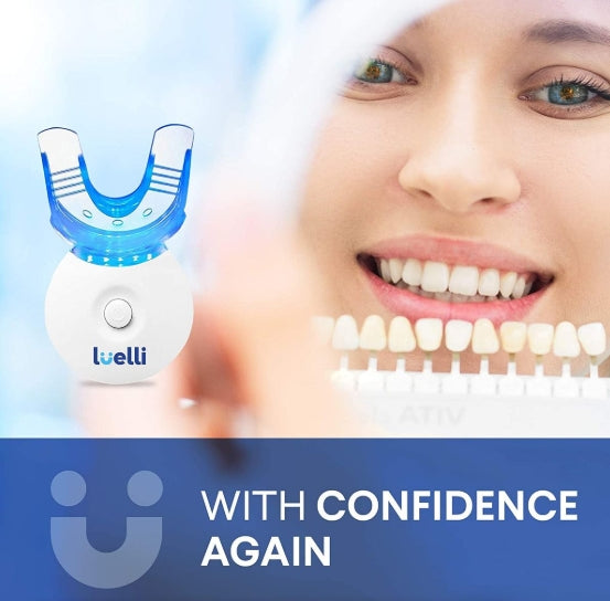 LUELLI Teeth Whitening Kit with LED Light, Home Dental Products