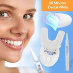 Teeth Whitening Kit with Vitamin E Swabs and Floss Sticks
