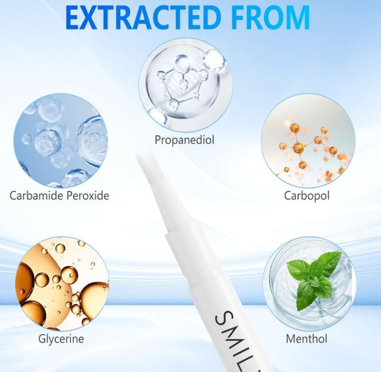 Teeth Whitening Pen 4-Pack Effective Painless Easy to Use for Adults
