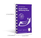 V34 teeth whitening strips for home use, removes coffee and red wine stains