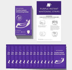V34 teeth whitening strips for home use, removes coffee and red wine stains